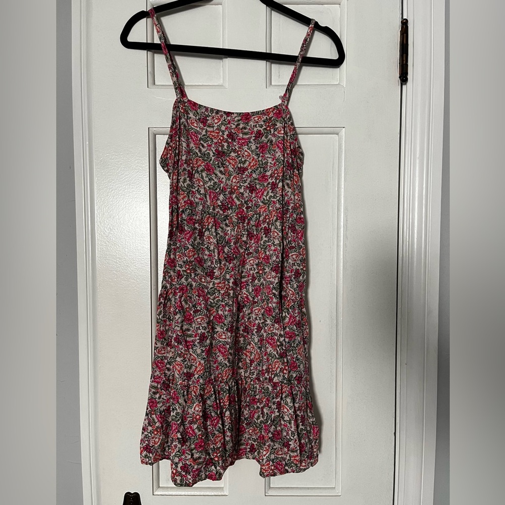 Floral Pink and Red Sundress
